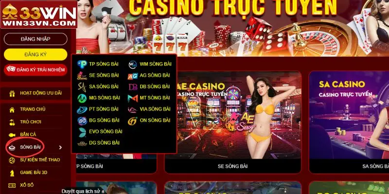 Các game được yêu thích tại 33WIN