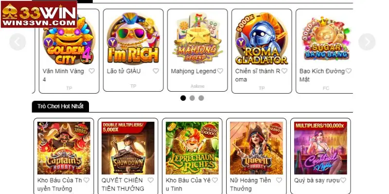 Kho game đa dạng cập nhật mỗi ngày