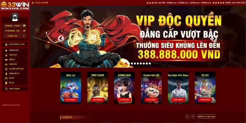Trang chủ nhà cái 33WIN